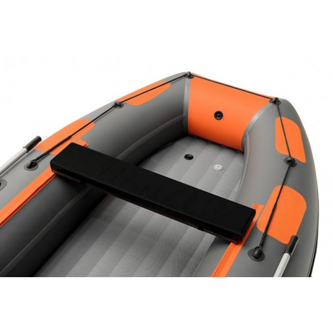 Надувная лодка Roger ЗЕФИР 3900 НДНД Тёмно-серый с оранжевым - фото 7 - id-p117827885