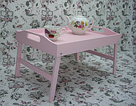 Столик для завтрака нежно-розовый