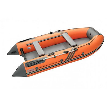 Надувная лодка Roger ЗЕФИР 4000 НДНД Оранжевый с тёмно-серым