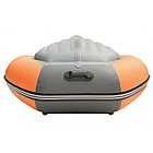 Надувная лодка Roger ЗЕФИР 4000 НДНД Оранжевый с тёмно-серым, фото 5