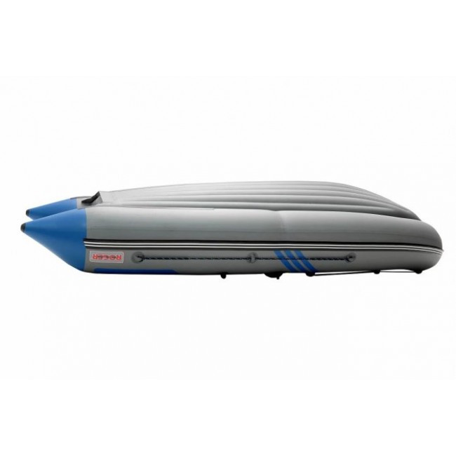 Надувная лодка Roger ЗЕФИР 4000 НДНД Серый с синим - фото 2 - id-p117830409
