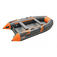Надувная лодка Roger ЗЕФИР 4000 НДНД Тёмно-серый с оранжевым