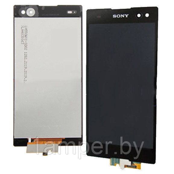 Дисплей Original для Sony Xperia C3 D2502/D2533/S55T В сборе с тачскрином. Черный - фото 1 - id-p7158562