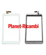 Сенсорный экран (тачскрин) Original Alcatel One Touch P320X POP 8 С рамкой Черный