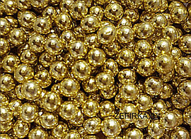 Шарики ЗОЛОТЫЕ 7мм