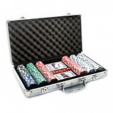 Покер в чемодане на 300 фишек без номинала , арт.B-1, фото 2