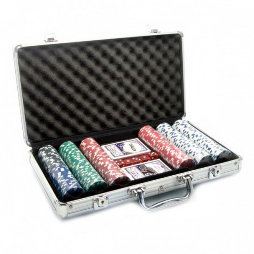 Покер в чемодане на 300 фишек без номинала , арт.B-1 - фото 2 - id-p7129869