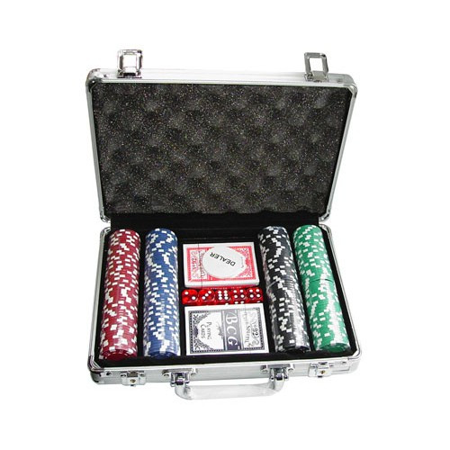 Покер в кейсе на 200 фишек без номинала , арт.S-1 - фото 3 - id-p7129870