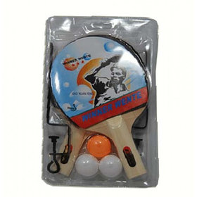 Набор ракеток для настольного тенниса, 2 ракетки, 3 шарика, 1 сетка. ,SH012