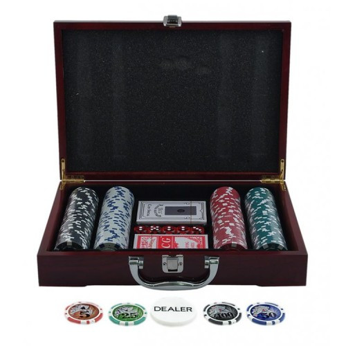 Покер в чемодане на 200 фишек с номиналом - фото 1 - id-p7130630
