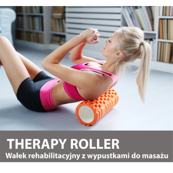 Валик массажный для фитнеса Therapy Roller Qmed - фото 3 - id-p117966542