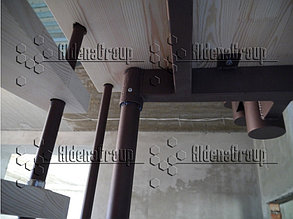 Модульная лестница (коричневый каркас, сосна не крашеная) 11