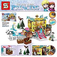 Конструктор Золотая карета Эльзы и Анны, sy 1429 аналог LEGO Disney Princess Frozen