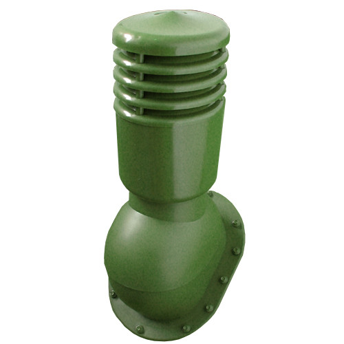 Аэратор вентиляционный утепленный d110/125, графит,зеленый,бордовый,кирпичный, высокая волна KBNO - фото 5 - id-p117991530