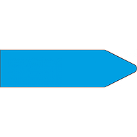 Стрелки для маркировки трубопроводов, синяя