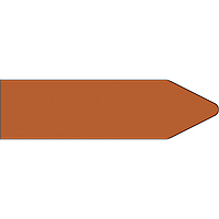 Стрелки для маркировки трубопроводов, коричневый