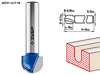 Фреза пазовая галтельная, D= 12,7мм, рабочая длина-10мм ЗУБР «ПРОФЕССИОНАЛ»
