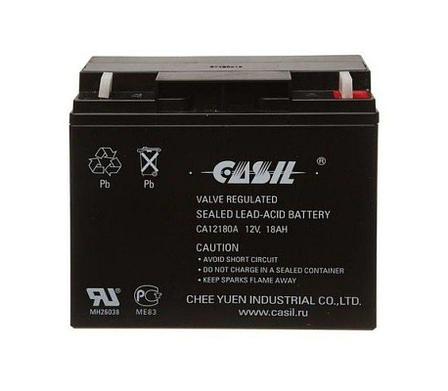 Аккумулятор для эхолотов 12v вольт, Casil BLT 18ah, фото 2