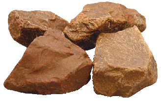 Камни для бани "Яшма сургучная"