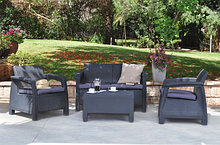 Комплект мебели Keter Corfu II Set (Корфу Сэт), графит. KETER 223204