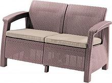 Скамья двухместная CORFU II LOVE SEAT -CAPCNO-STD, Keter