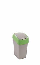 Контейнер для мусора Flip Bin 10L, зеленый