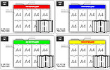 Стенд информационный на 75  карманов А4 и перекидную систему на 6 карманов, фото 3