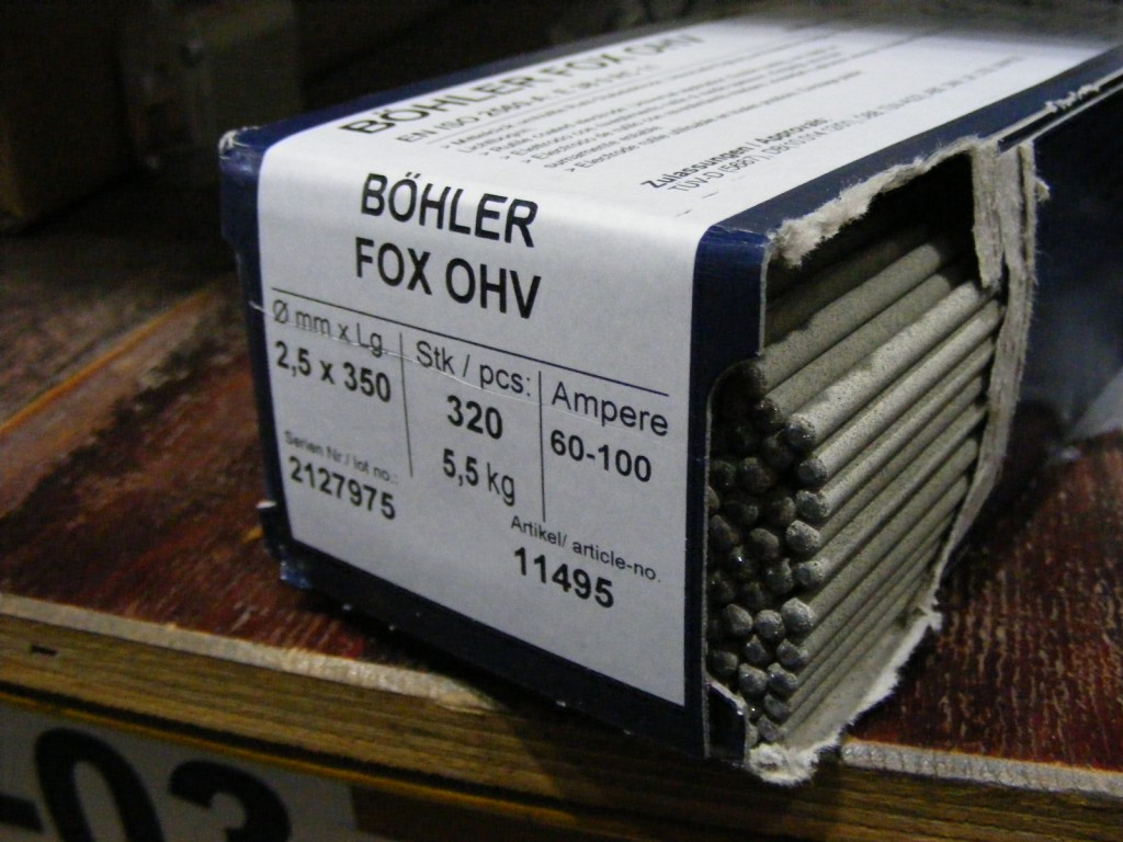 BOHLER FOX OHV сварочные электроды - фото 2 - id-p7169374