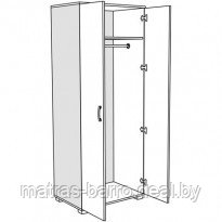 Шкаф для одежды Бамби 2V (тирол-салатовый) - фото 2 - id-p7169593