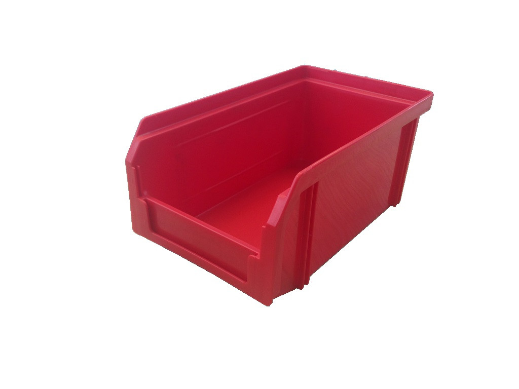 Пластиковый ящик, 1 литр, красный
