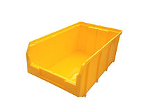 Пластиковый ящик, 3,8 литр, желтый
