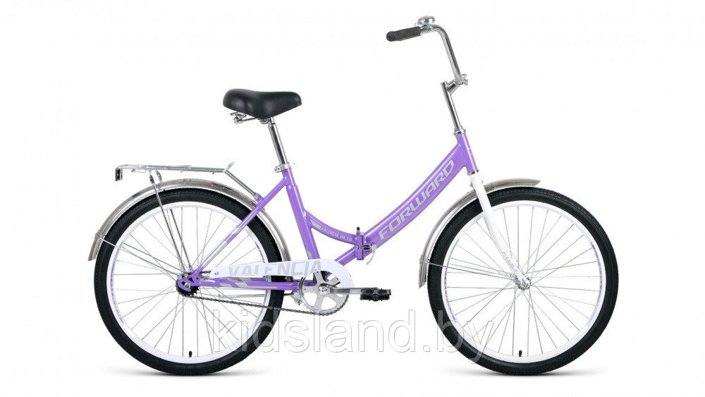 Велосипед Forward Valencia 24 1.0"  (фиолетовый)