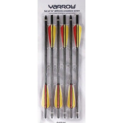Набор стрел для арбалета Yarrow 16 алюминий (6 шт.) черные