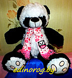 Панда большая с шарфиком + суперподарок, фото 2