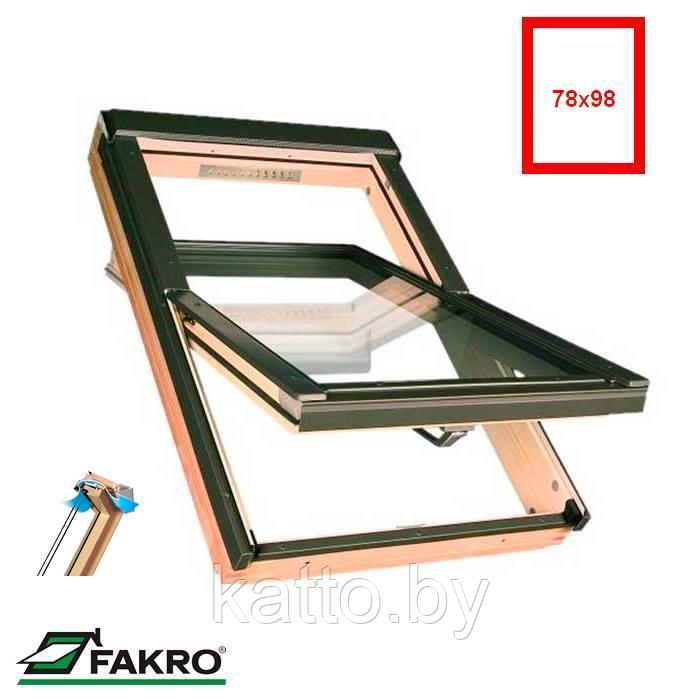 Мансардное окно Fakro FTS-V U2 Стандарт 78х98 - фото 1 - id-p118027106