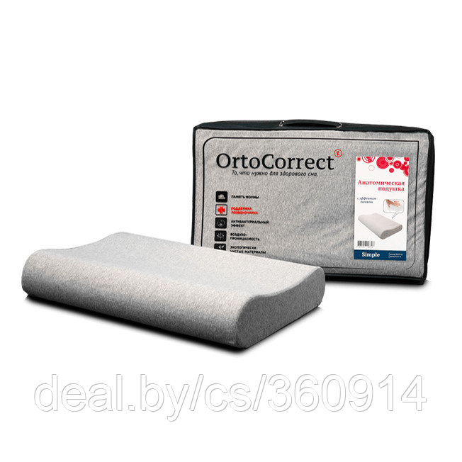 OrtoCorrect Подушка анатомическая OrtoCorrect "Simple"            M