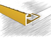 Уголок для плитки L-образный 8мм, анод. золото 270 см