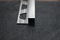 П-образный уголок для плитки 12мм серебро глянец 270см, фото 1