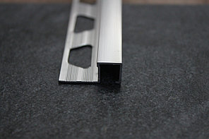 П-образный уголок для плитки 12мм серебро глянец 270см