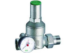 FAR 2835 1 Редуктор давления хромированный с манометром 1"