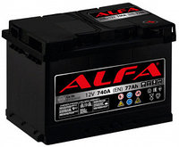 Аккумулятор ALFA Hybrid 77 R (740A, 278*175*190)