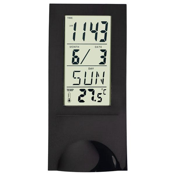 Perfeo Часы-будильник "Glass", (PF-SL2098) время, температура, дата (PF_A4854) - фото 2 - id-p118213450