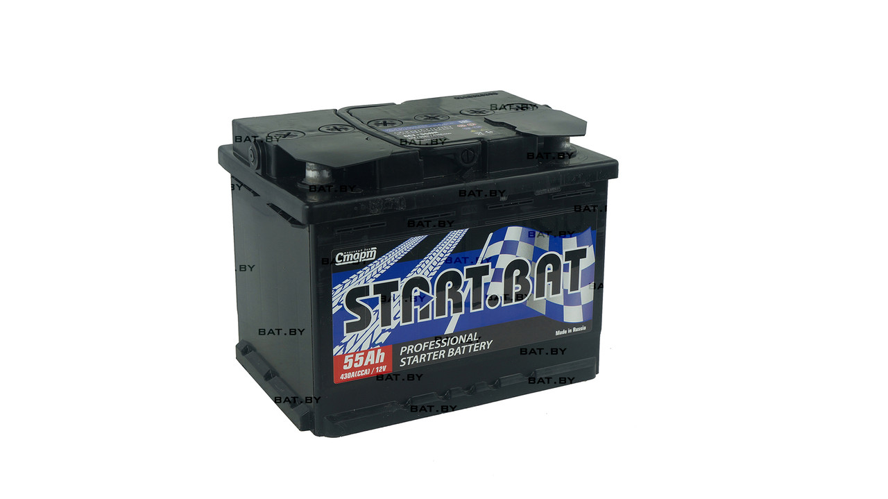 Аккумулятор СтартБат 6СТ-55е (55 Ah) - фото 1 - id-p118213454