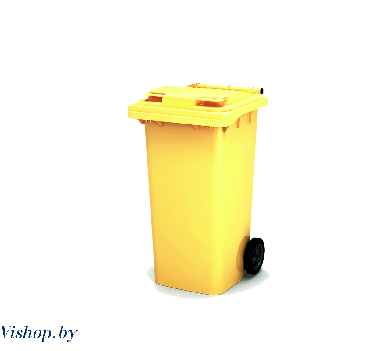 Мусорный контейнер 240 л (желтый) - фото 1 - id-p118294298