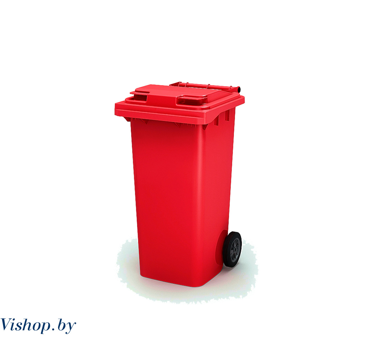 Мусорный контейнер 240 л (красный) - фото 1 - id-p118294302