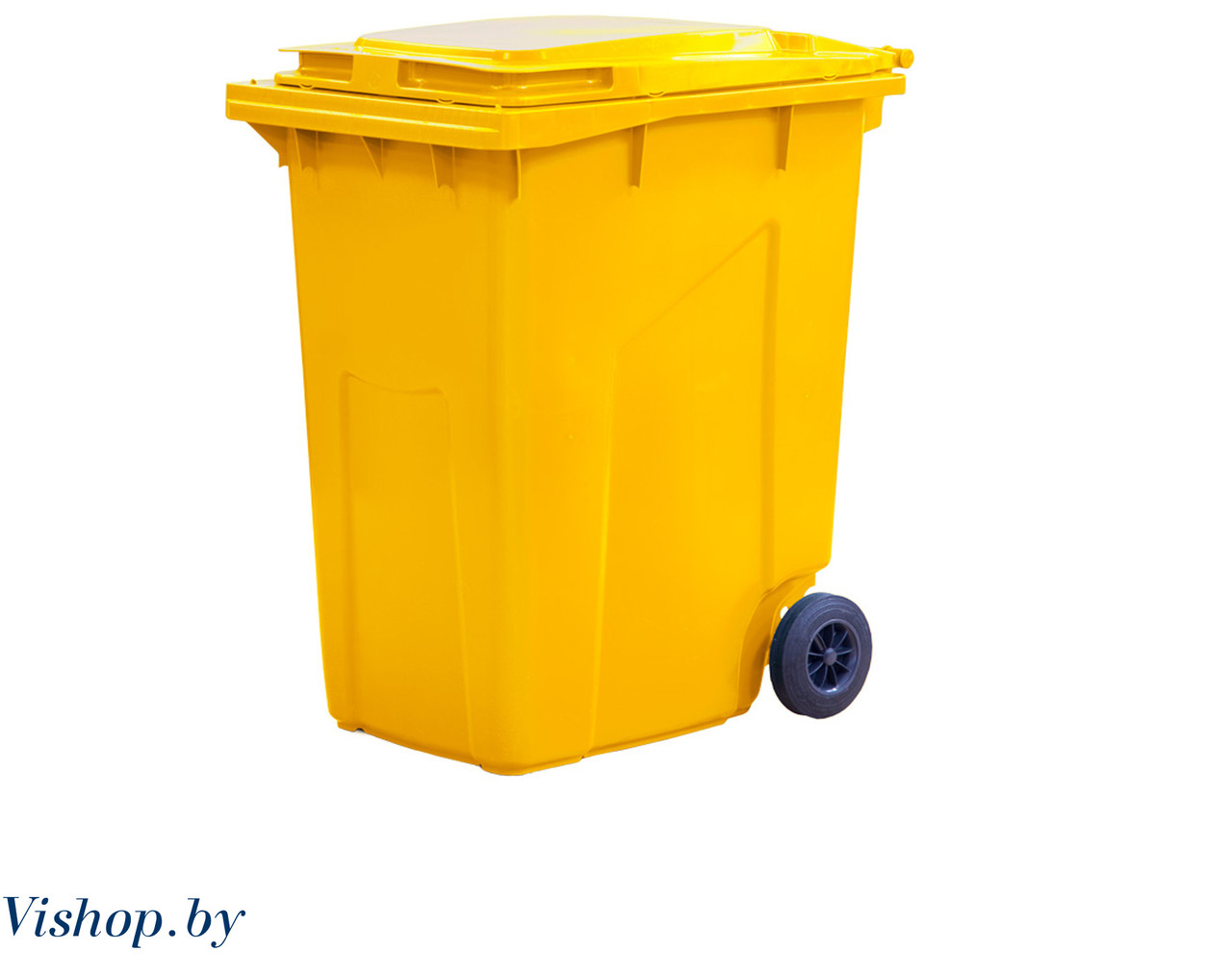 Мусорный контейнер 360 л (желтый) - фото 1 - id-p118294303