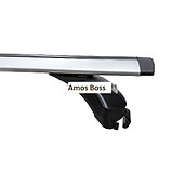 Багажник на крышу Amos Boss aero без замка для интегрированный релингов (капля), фото 2