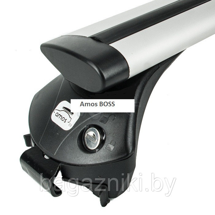 Багажник на крышу Amos Boss aero без замка для интегрированный релингов (капля)