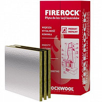 Плита теплоизоляционная фольгированная Rockwool Firerock, лист 1000*600*30