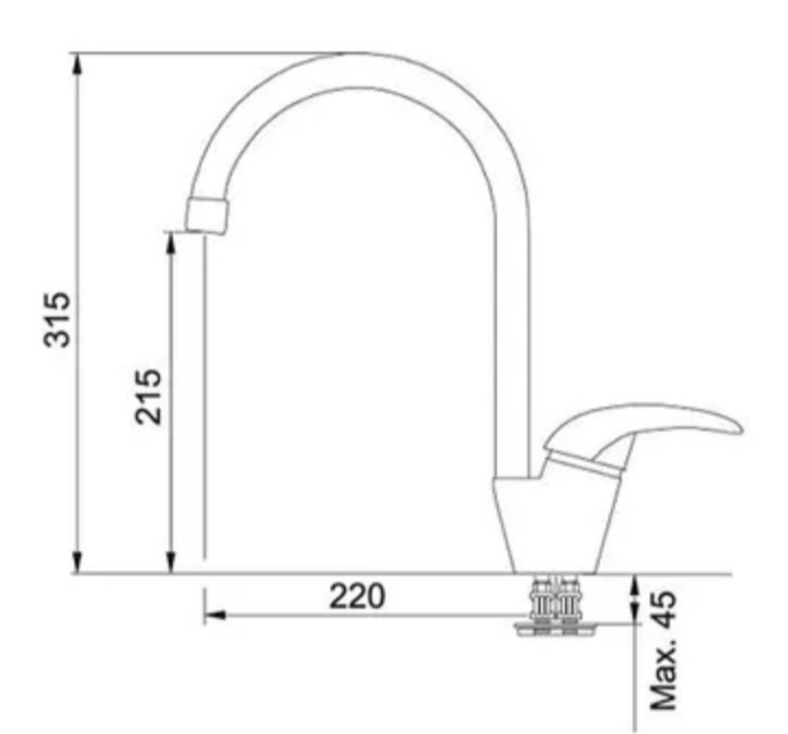 Смеситель для кухни Franke Platino графит 115.0029.589 - фото 2 - id-p118309837